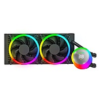 Ant Esports ICE Chroma 240 ARGB Liquid CPU Cooler – 240mm AIO | Dual 120mm PWM Fans