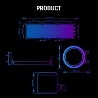Ant Esports ICE Chroma 360 ARGB Liquid Cooler – 360mm AIO | Triple 120mm Fans