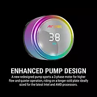 Ant Esports ICE Chroma 360 ARGB Liquid Cooler – 360mm AIO | Triple 120mm Fans