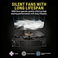 Ant Esports ICE-Flow 360 ARGB Liquid Cooler – 360mm AIO | Triple 120mm Fans | Black