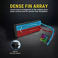 Ant Esports ICE-Infinite 240 ARGB Liquid CPU Cooler (Black) – 240mm AIO | Dual 120mm Fans