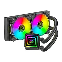 Ant Esports ICE-Infinite 240 ARGB Liquid CPU Cooler (Black) – 240mm AIO | Dual 120mm Fans