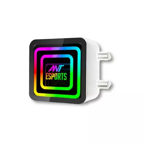 Ant Esports ICE-Infinite 240 ARGB Liquid CPU Cooler (White) – 240mm AIO | Dual 120mm Fans