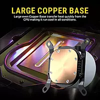 Ant Esports ICE-Infinite 240 ARGB Liquid CPU Cooler (White) – 240mm AIO | Dual 120mm Fans
