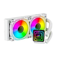 Ant Esports ICE-Infinite 240 ARGB Liquid CPU Cooler (White) – 240mm AIO | Dual 120mm Fans