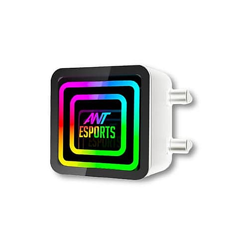 Ant Esports ICE-Infinite 360 ARGB Liquid Cooler (White) – 360mm AIO | Triple Fans
