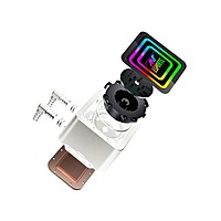 Ant Esports ICE-Infinite 360 ARGB Liquid Cooler (White) – 360mm AIO | Triple Fans