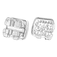 OrthoMetric Iceram-P Polycrystalline Ceramic Bracket Kit