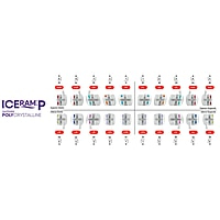 OrthoMetric Iceram-P Polycrystalline Ceramic Bracket Kit