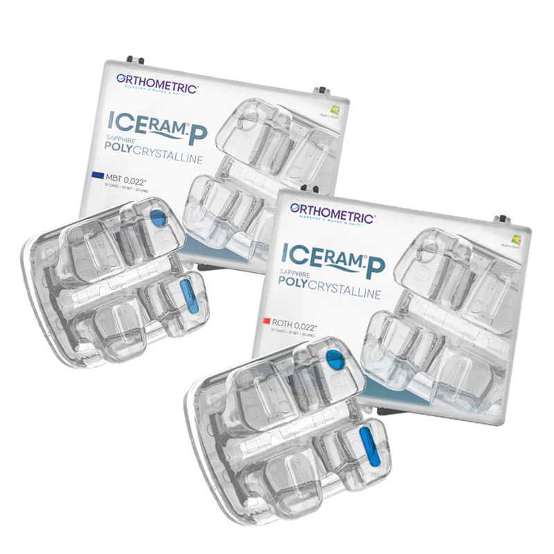 OrthoMetric Iceram-P Polycrystalline Ceramic Bracket Kit