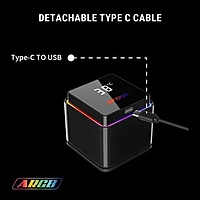 Ant Esports ICEStorm-240 ARGB Liquid CPU Cooler – 240mm AIO | Temp Display | Dual 120mm Fans