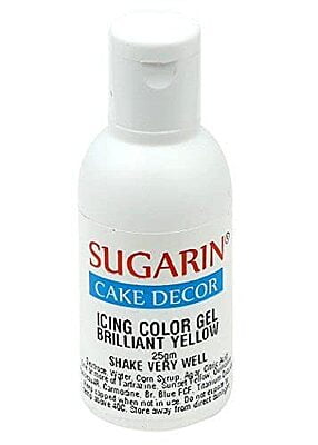 Sugarin Icing Color Gel Brilliant Yellow 25gms
