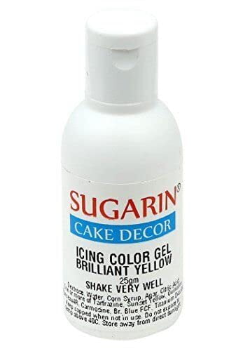 Sugarin Icing Color Gel Brilliant Yellow 25gms