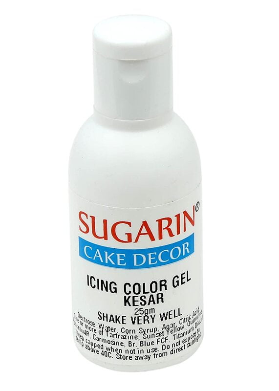 Sugarin Icing Color Gel Kesar 25gms