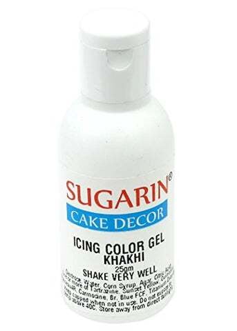 Sugarin Icing Color Gel Khaki 25gms