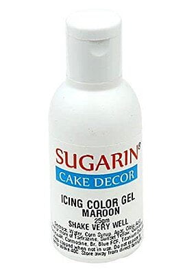 Sugarin Icing Color Gel Maroon 25gms