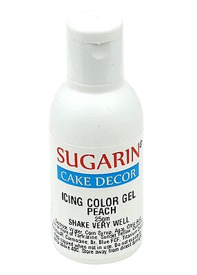 Sugarin Icing Color Gel Peach 25gms