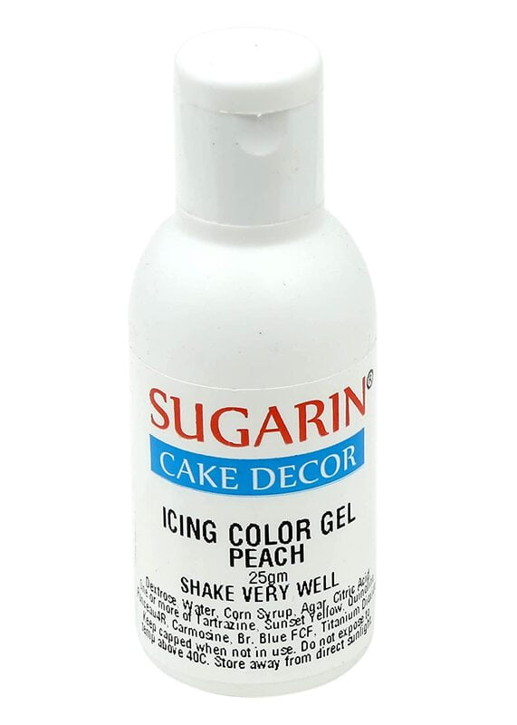 Sugarin Icing Color Gel Peach 25gms