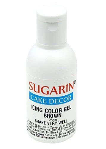 Sugarin Icing Color Gel Brown 25gms
