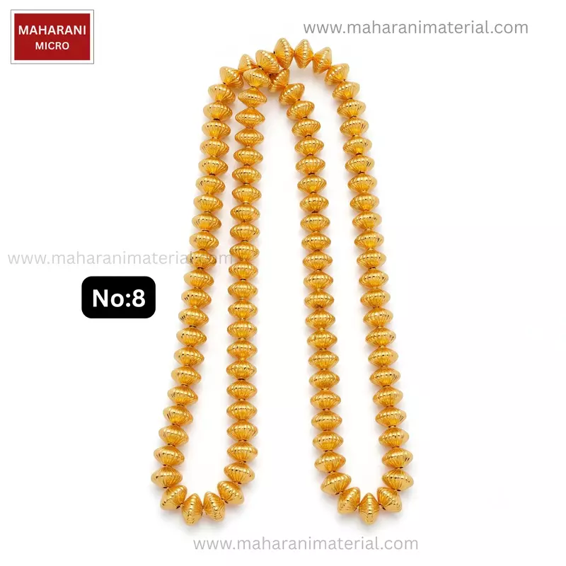 Micro Idli Kharbuja Beads | High Quality