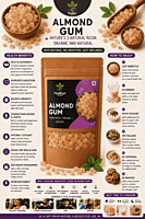 Almond Gum | Healthyx Zone