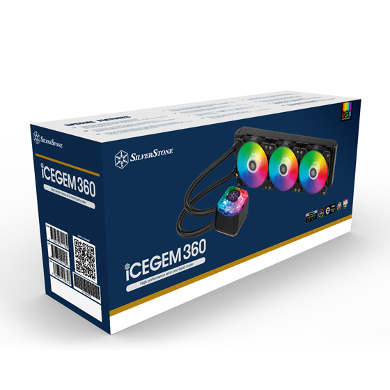 SilverStone All-in-one Liquid Cooler for AM5 & Threadripper TR5 / SP6 (IceGem 360)