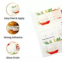 Pack of 12 Chutney Jar Labels 34x75mm