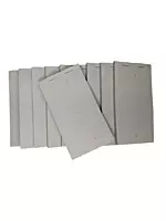 Pack of 10 76mm x 140mm Plain White Numbered Service Pads (PAD24)