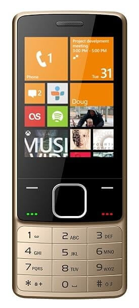 I Kall Mobile Phone K6300 Gold Triple Sim