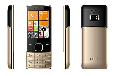 I Kall Mobile Phone K6300 Gold Triple Sim