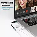 Portronics iKonnect C Pro USB-C to 3.5mm AUX Adapter – Audio Connector