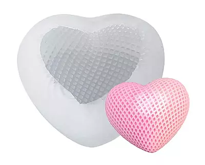 Silicon Mold Candle 3D Woven Love