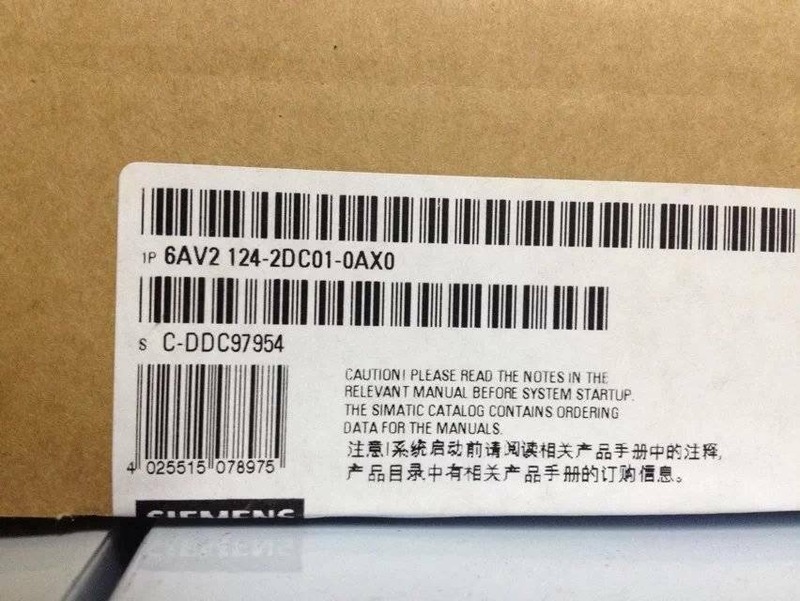 Siemens 6AV2124-2DC01-0AX0 SIMATIC HMI Comfort Panel