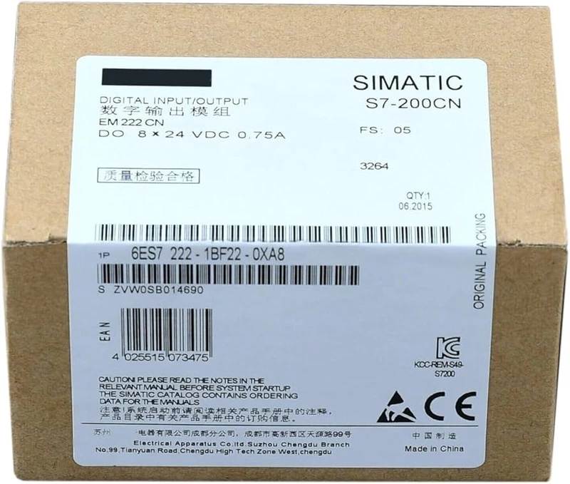 Siemens-6ES7222-1BF22-0XA8-8-Channel-Transistor-Output-Module.
