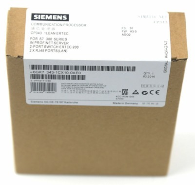 Siemens 6GK7343-1CX10-0XE0 CP 343-1 Ethernet Communication Processor