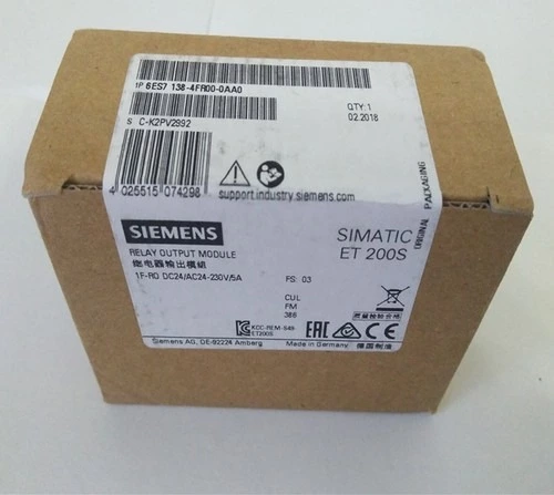 Siemens-6ES7138-4FR00-0AA0-Fail-Safe-Analog-Input-ET200S