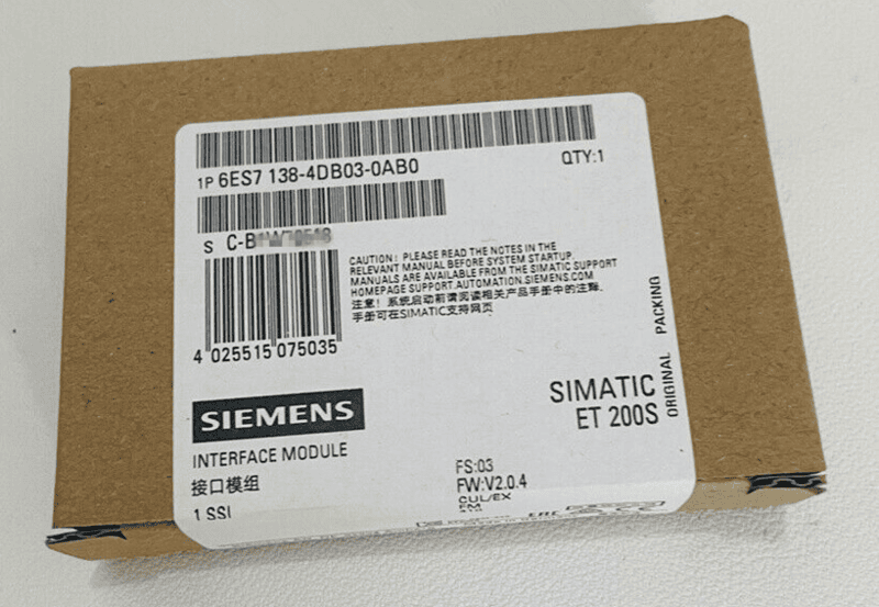 Siemens-6ES7138-4DB03-0AB0-ET-200S-1-COUNT-24V-100kHz-Module-Original-Stock