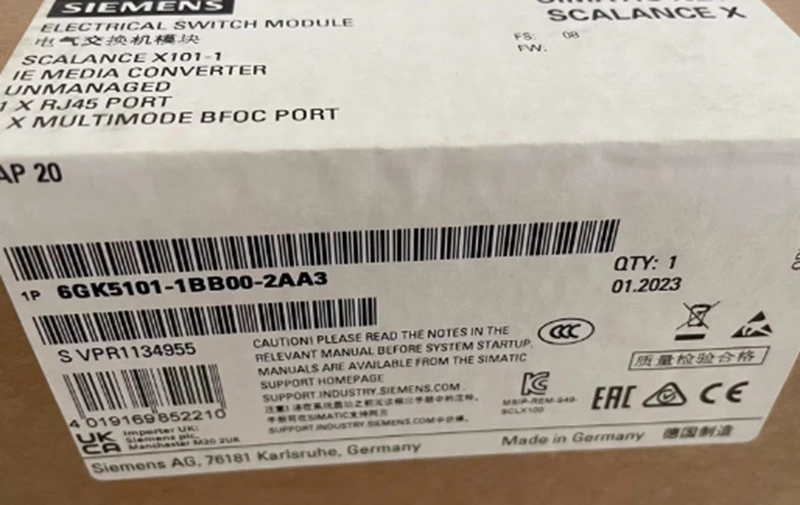 Siemens-SCALANCE-X101-1-Media-Converter-6GK5101-1BB00-2AA3