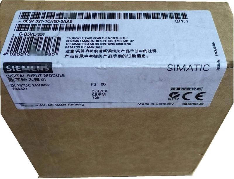 Siemens-S7-300-SM-321-16-Isolated-Digital-Input-6ES7321-1CH00-0AA0