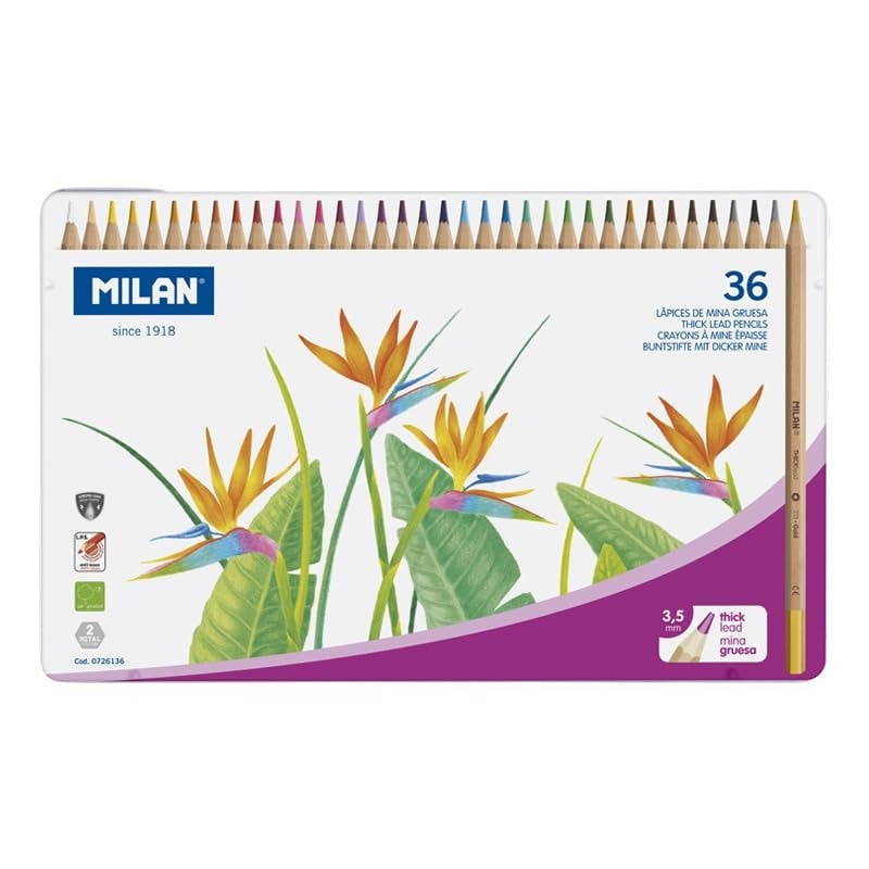 MILAN COLOR PENCIL SET 36C MILAN COLOR PENCIL SET 36C