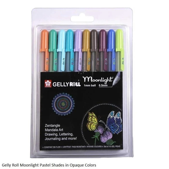 SAKURA GELLYROLL SET OF 10 MOONLIGHT NEW SAKURA GELLYROLL SET OF 10 MOONLIGHT NEW