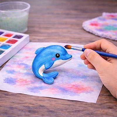 Aquatic Animals Statue Set - 12 Pieces