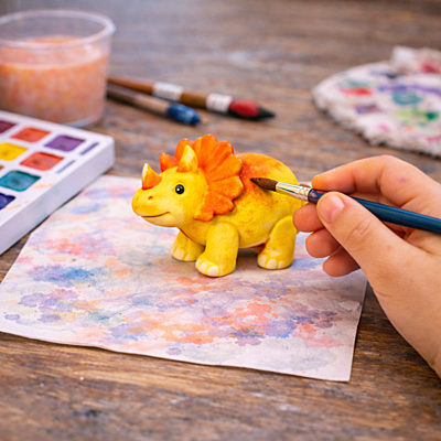 Dinosaur Statues - 5 Piece Hand-Painted Collection