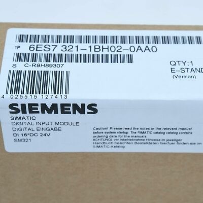 Siemens-S7-300-SM-321-16-Digital-Input-Module-6ES7321-1BH02-0AA0