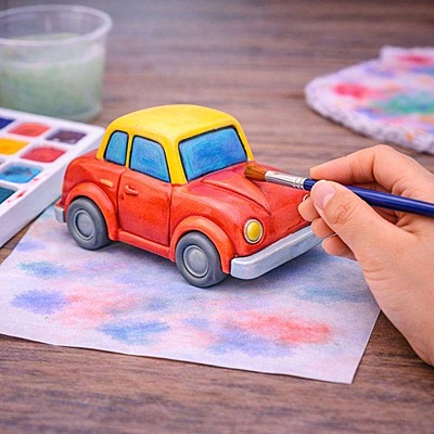 Car Statue Model 1 - Big