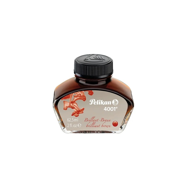 Pelikan 4001 Ink Pot 62.5ml Brown Pelikan 4001 Ink Pot 62.5ml Brown