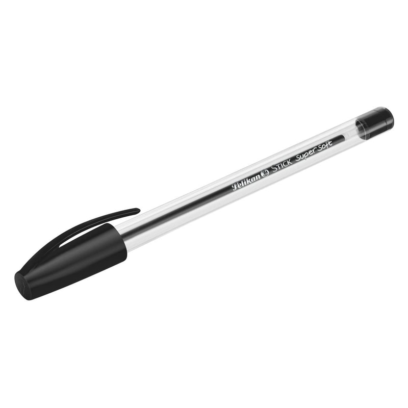 PELIKAN PENS - STICK SUPER SOFT BK PK 12