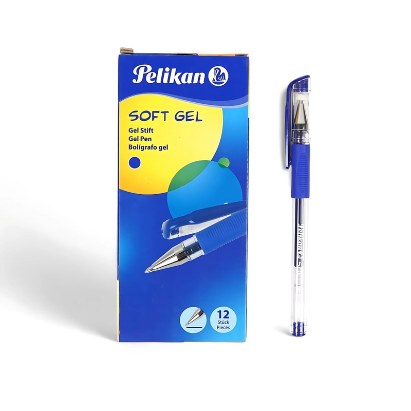 PELIKAN PENS -STICK SUPER SOFT BLUE PK 12 PELIKAN PENS -STICK SUPER SOFT BLUE PK 12