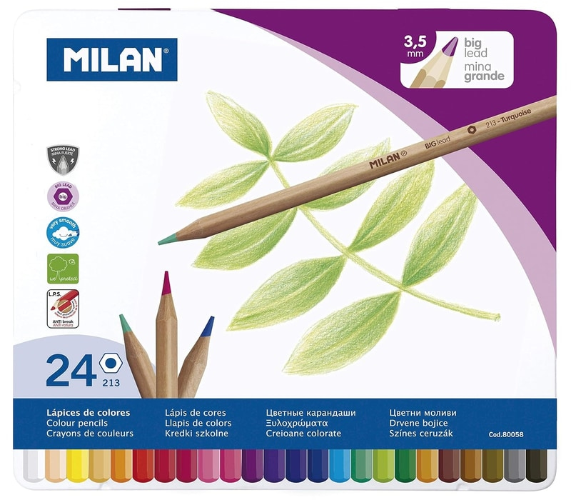 MILAN COLOR PENCIL SET 24C MILAN COLOR PENCIL SET 24C