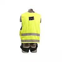 KARAM | PN20(RG) Vest Harness Fluorescent Green-Consists Dorsal D Ring | 2 front attachment textile loops